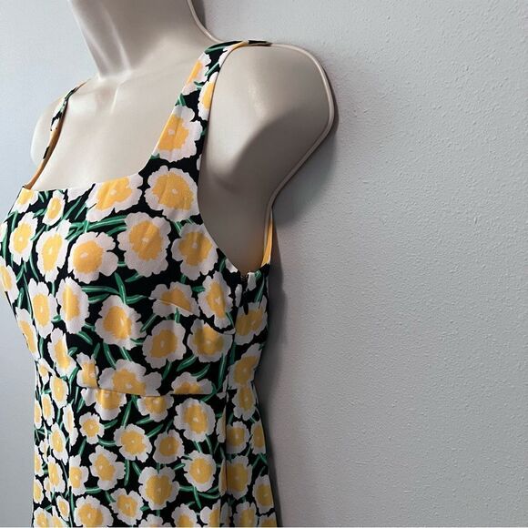 Diane Von Furstenberg For Target Yellow Poppy Shift Dress Size 0 - Picture 3 of 7